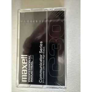 VHS-C Video Tape Blank Maxell TC-30 HGX-Gold Camcoder Video Tape
